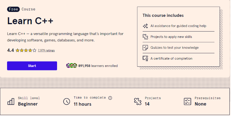 Learn C++
